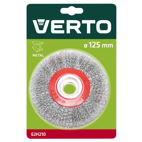 Ståltrådsborste skivformad 125 x 20 mm