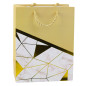 Presentpåse Geometriska Mönster Marmor 23 x 18 x 10,5 cm