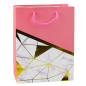 Presentpåse Geometriska Mönster Marmor 23 x 18 x 10,5 cm