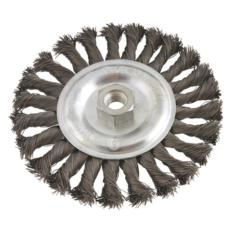 Ståltrådsborste skivformad 150 mm x M14