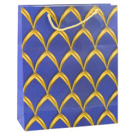 Torba Prezentowa Elegancka Złote Zdobienia  32 x 26 x 12 cm
