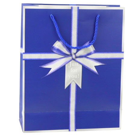 Presentpåse med rosett Just For You 32 x 26 x 12 cm