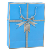 Presentpåse med rosett Just For You 32 x 26 x 12 cm