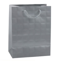 Presentpåse Elegant Präglade Rutor 23 x 18 x 10,5 cm