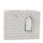 Presentpåse Geometrisk Guldlinjer 23 x 18 x 10 cm