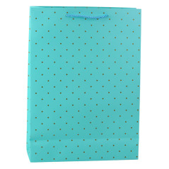 Presentpåse Klassisk Med Guldprickar 41 x 30 x 12 cm