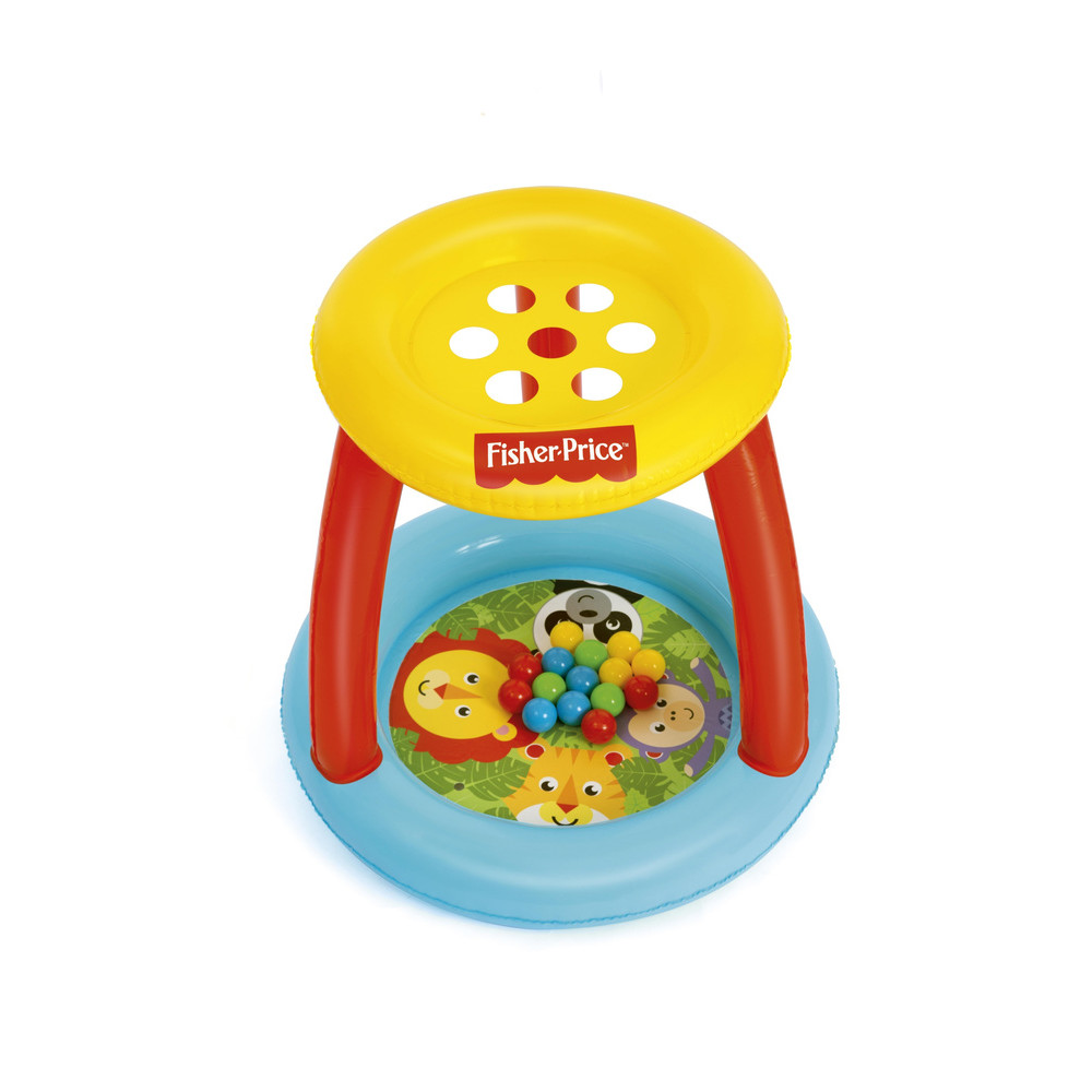 Uppblåsbar pool med tak Fisher-Price Bestway 93541 Uppblåsbar pool med tak Fisher-Price Bestway 93541