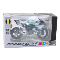 Motorcykel Sport Metall Ljus Ljud Silver 112