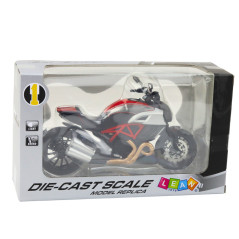 Motorcykel Sport Metall Ljus Ljud Guld Röda Element 112