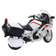 Motorcykel Metall Ljus Ljud Vit Röd Gul Linjer 112