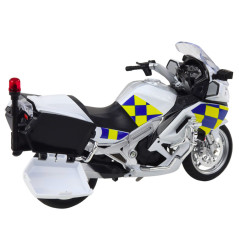 Motorcykel Polis Metall Ljus Ljud Vit 112 | HandlaSmidigt.se