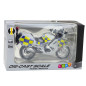 Motorcykel Polis Metall Ljus Ljud Vit 112
