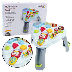 Interaktivt Triangulärt Utbildningsbord Telefon Ljus Ljud