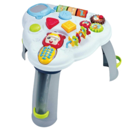 Interaktivt Triangulärt Utbildningsbord Telefon Ljus Ljud