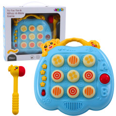 Skicklighetsspelet Whac-A-Mole Hammare för Småbarn Blå