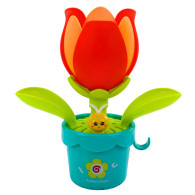 Interaktivt badleksak Blomma med vattenkanna
