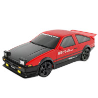 Bil för Drifting med Utbytbara Hjul Fjärrstyrd RC 4WD Röd