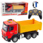 Dumptruck Fjärrstyrd RC 2.4G Ljud Gul-Röd