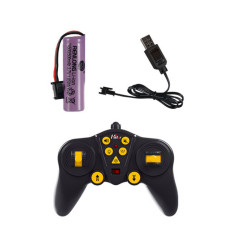 Stor Tågkärra Lora Fjärrstyrd RC 2.4G 6CH Röd