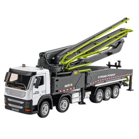 Lastbil Pomogruszka Betong Fjärrstyrd RC Huina Grå 1:18