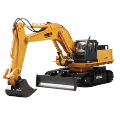 Bandgrävare med roterande band och fjärrstyrd hytt RC Huina 116