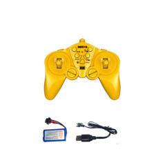 Bulldozerbandad Kran Fjärrstyrd RC Ljus Ljud Huina 114