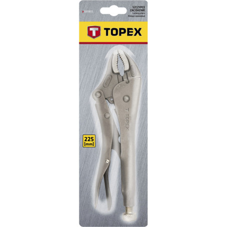 Universellt justerbara låstångstång 225 mm, rundade käftar