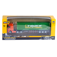 Lastbil Trailer Container Metall Grön 150