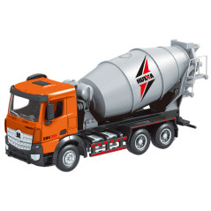 Betonblandare Byggnadsfordon Metall Huina Orange 150