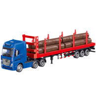 Ciężarówka Transport Drewna Metalowa Huina 150 Czerwona