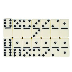 Domino Klassisk Familjeloggikaspel med skicklighet 28 brickor.