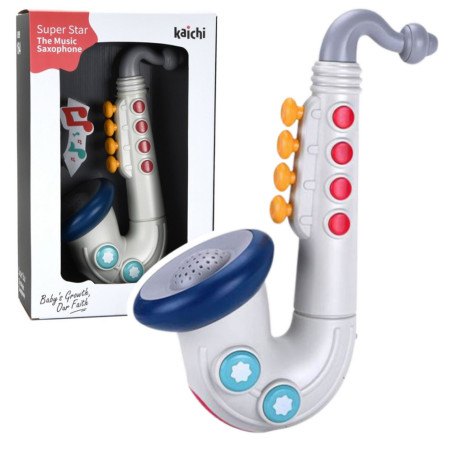 Saxofonmusik för småbarn Interaktivt instrument