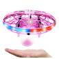 Drönare UFO Styrd med Hand RC LED-ljus Rosa