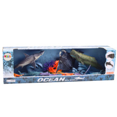 Set av Figuriner Havsdjur Rörliga Delar Flatfisk | HandlaSmidigt.se