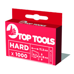 Häftklamrar typ J, 8 mm, 1000 st.