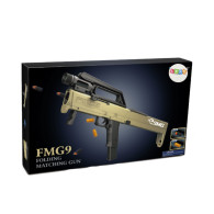 Hopfällbart FMG9-pilgevär Skumgummi-pilar Hölster Ficklampa Vapen