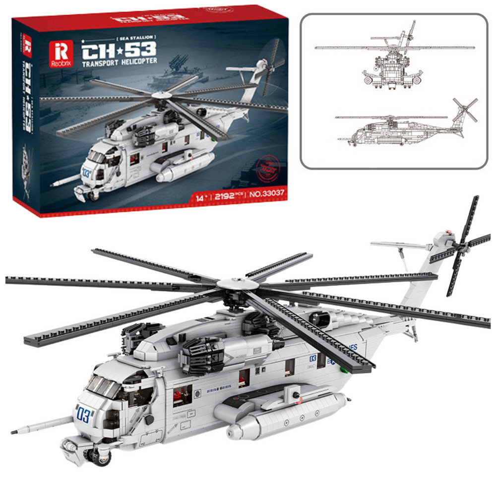 Byggklossar Transport Helikopter 2192el