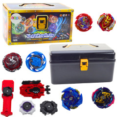 Set med Spinnande Skivor Spinnery ThunderGyro Avfyrare 8 st.