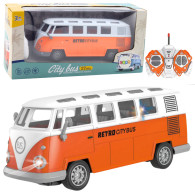 Buss Retro City Bus Fjärrstyrd RC Ljus 130
