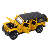 Set Offroad Campingbil Metall Drivljus Ljud Gul 132