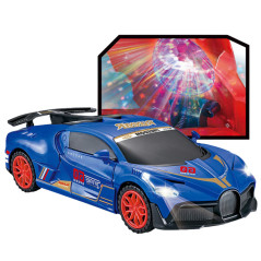 Bil Sport Hindrar Sensor Boll Led 360 Rotation Ljus Ljud Blå