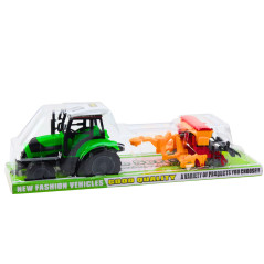 Traktor Jordbruksmaskin med Såmaskin Set