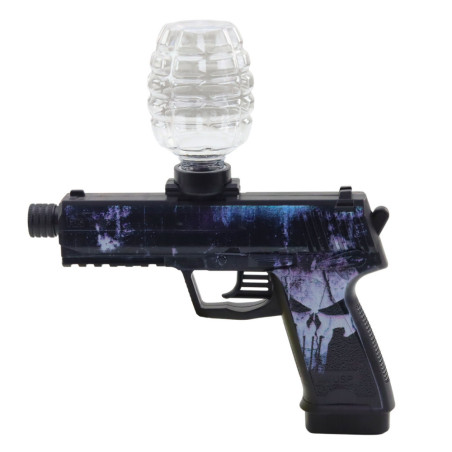 Automatpistol med vatten- och gelkulor - Skalle