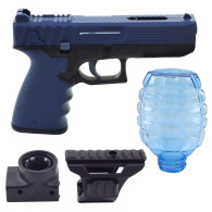 Automatisk vatten- och gelbollspistol Glock Blå