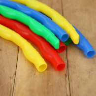 Hula Hop med utskjutande delar för träning och lek, fällbara, färgglada 8-pack.