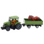 Set Traktor med släpvagn och fjärrstyrd häst RC