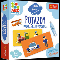 Utbildningsspel fordon från ABC Little One-serien Trefl 01942