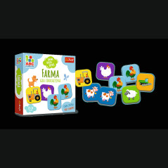 Spelet Farm från serien ABC för småbarn från Trefl 01944