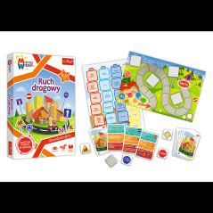 Utbildningsspel Trafik från Mästare av Kunskapsserien Trefl 01955