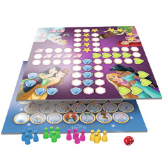 Spelet 2w1 Kinesisk stigspel Ormar och stegar - Disney Princess Trefl 02418